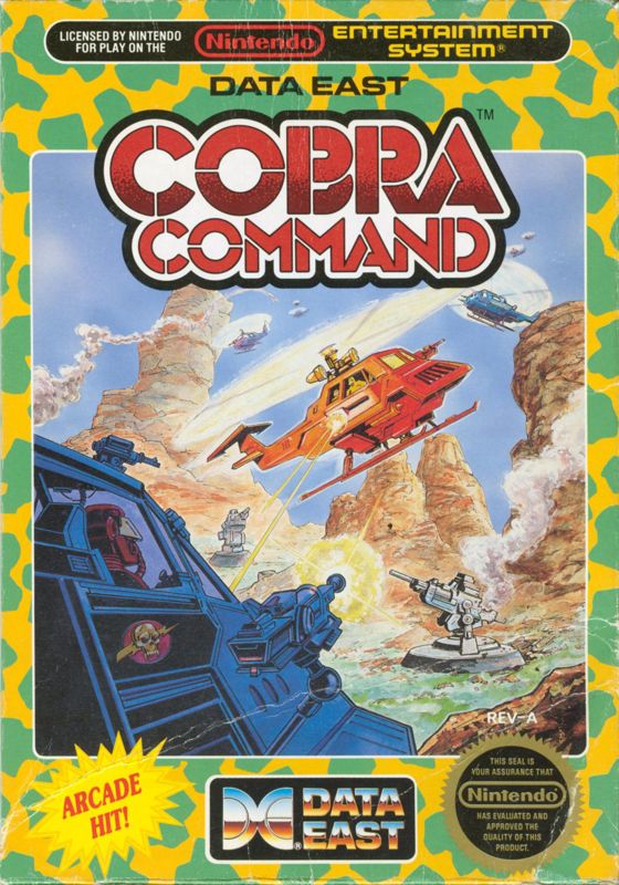 Cobra Command box art for Famicom